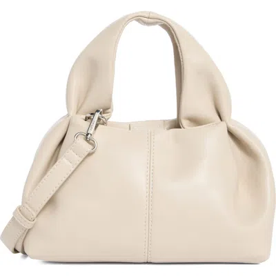 Bcbg Mini Pleated Top Handle Satchel In Brown