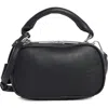 Bcbg Mini Top Handle Zip Crossbody Bag In Black