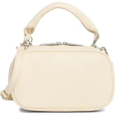 Bcbg Mini Top Handle Zip Crossbody Bag In Neutral