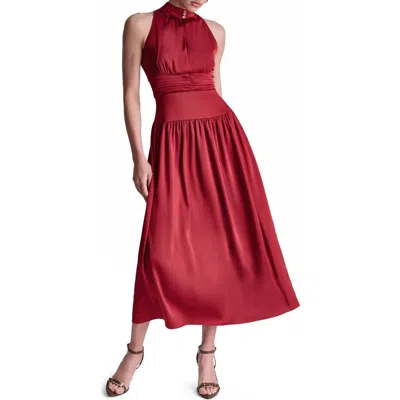 Bcbg Mock Neck Maxi Dress In Toscana Clay