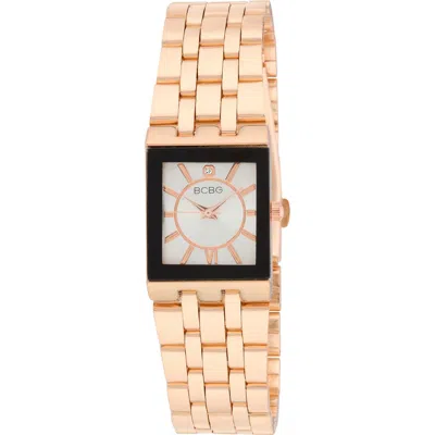 Bcbg Modern Link Quartz Bracelet Watch, 34mm In Rose Gold