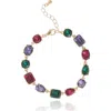 Bcbg Multi-stone Gem Bracelet In Multi