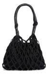 Bcbg Netted Rope Tote Bag In Black