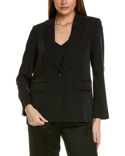 BCBG NEW YORK DRAPEY TWILL BLAZER