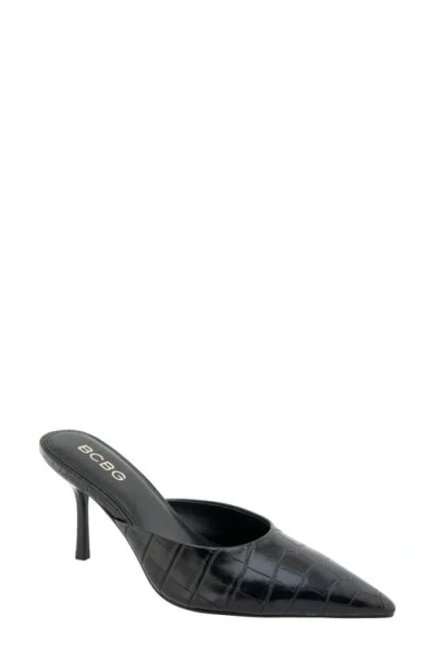 Bcbg Nixxa Pointed Toe Mule In Animal Print