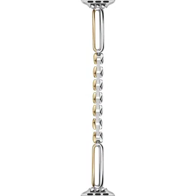Bcbg Oval Bangle Watchband In Gold/ Silver