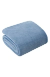 Bcbg Oversize High Pile Fleece Throw Blanket In Blue