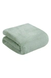 Bcbg Oversize High Pile Fleece Throw Blanket In Green