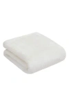 Bcbg Oversize High Pile Fleece Throw Blanket In White