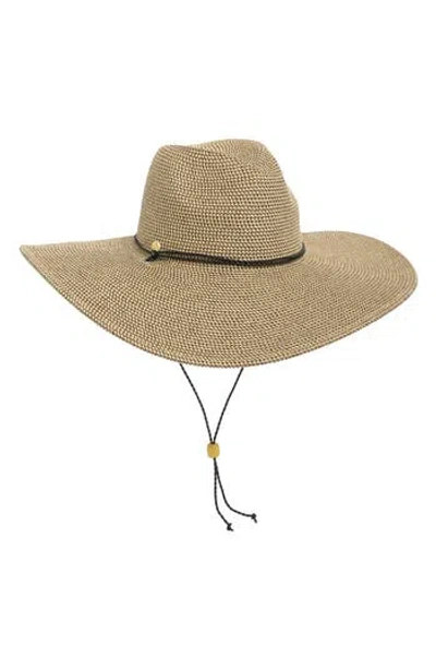 Bcbg Oversize Panama Hat In Brown