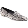 Bcbg Paray Penny Loafer In Natural Snake