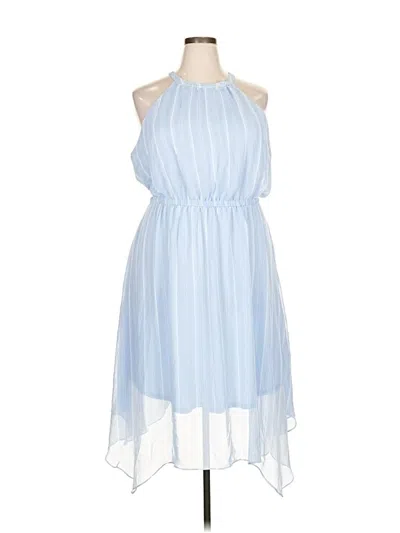 Pre-owned Bcbg Paris Casual Dress In Blue