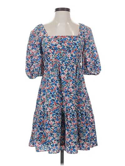 Pre-owned Bcbg Paris Casual Dress In Blue