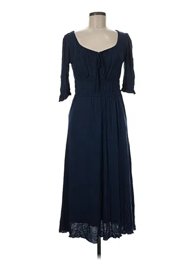 Pre-owned Bcbg Paris Casual Dress In Blue