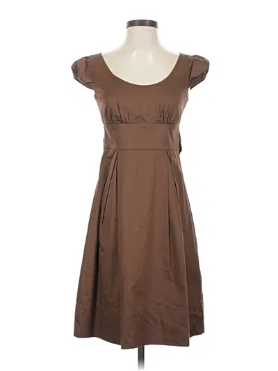 Pre-owned Bcbg Paris Casual Dress In Brown