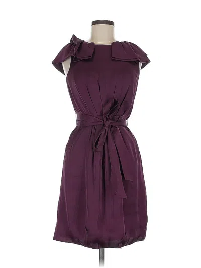 Pre-owned Bcbg Paris Casual Dress In Burgundy