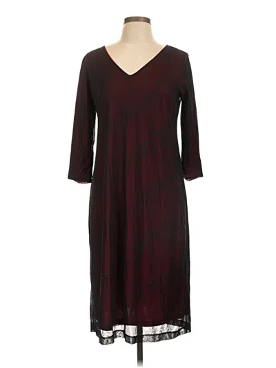 Pre-owned Bcbg Paris Casual Dress In Burgundy