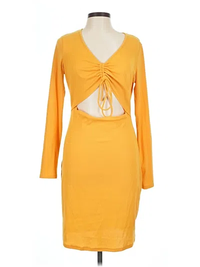Pre-owned Bcbg Paris Casual Dress In Yellow