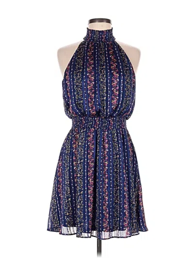 Pre-owned Bcbg Paris Cocktail Dress In Blue