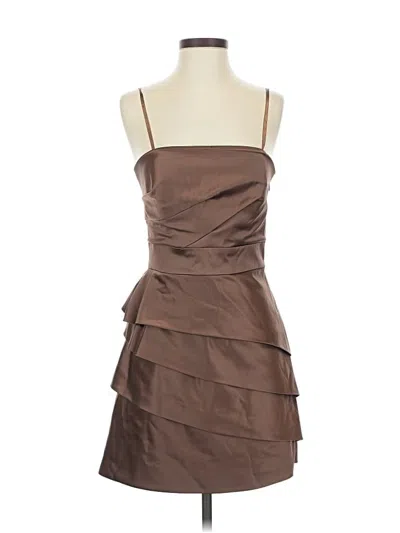 Pre-owned Bcbg Paris Cocktail Dress In Brown