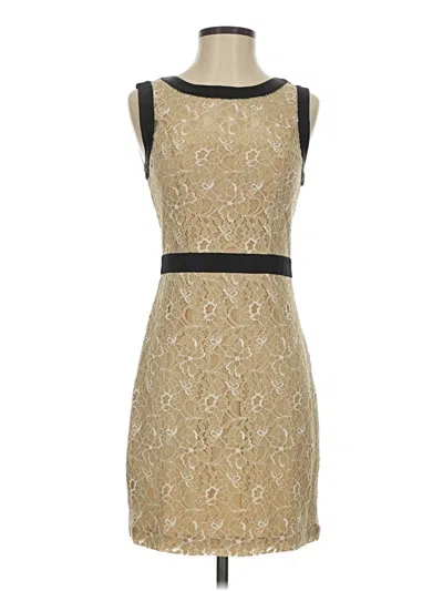 Pre-owned Bcbg Paris Cocktail Dress In Brown