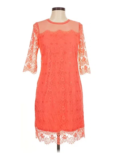 Pre-owned Bcbg Paris Cocktail Dress In Orange