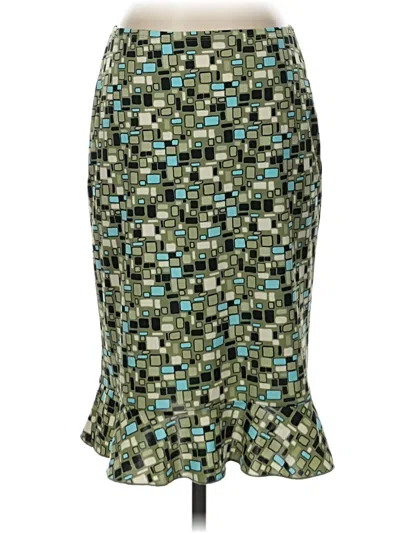 Pre-owned Bcbg Paris Formal Skirt In Green