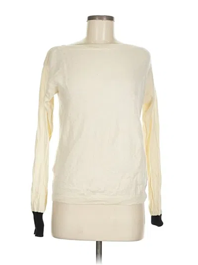 Pre-owned Bcbg Paris Pullover Sweater In White