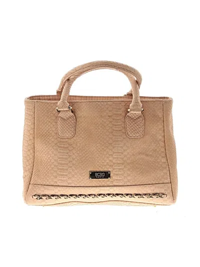 Pre-owned Bcbg Paris Satchel In Tan
