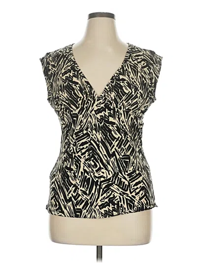 Pre-owned Bcbg Paris Sleeveless Blouse In Black