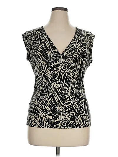 Pre-owned Bcbg Paris Sleeveless Blouse In Black