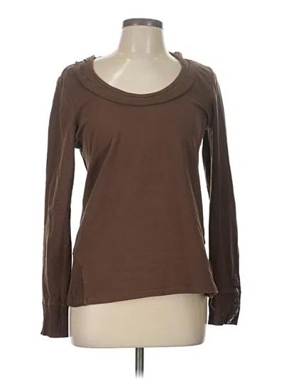 Pre-owned Bcbg Paris Sweatshirt In Brown