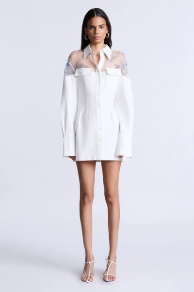 Bcbg Patricia Dress Printed In White