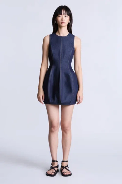 Bcbg Piper Denim Dress In Blue
