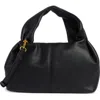 Bcbg Pleated Top Handle Bag In Black