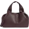 Bcbg Pleated Top Handle Bag In Brown