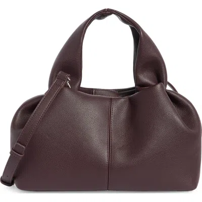 Bcbg Pleated Top Handle Bag In Brown