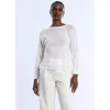 Bcbg Pointelle Knit Sweater