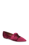 Bcbg Prely Mary Jane Pointed Toe Flat In Bordeaux