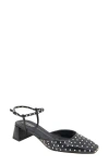 Bcbg Queenie Ankle Strap Pump In Black