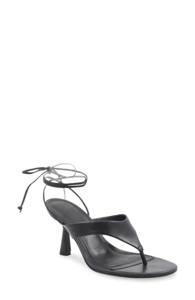 Bcbg Qwyn Ankle Strap Sandal In Black