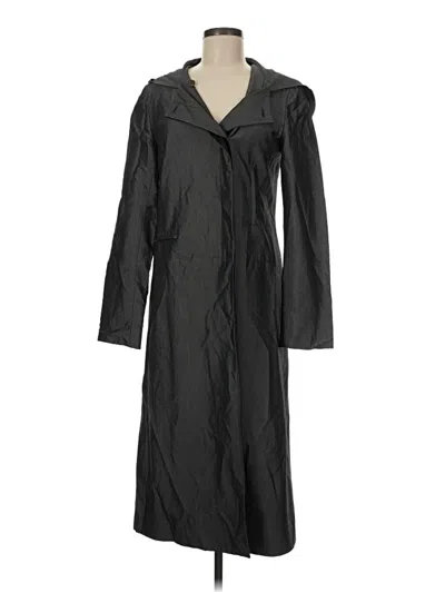 Pre-owned Bcbg Raincoat In Gray