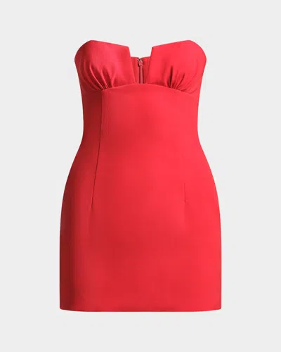 Bcbg Ramone Strapless Sweetheart Mini Dress In Orange