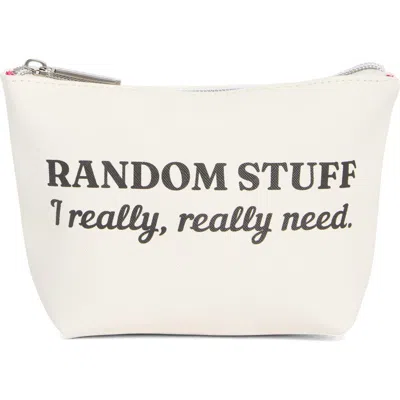 Bcbg Random Stuff Cosmetic Case In White