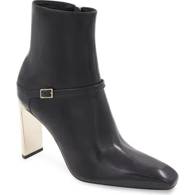Bcbg Ravi Block Heel Bootie In Black