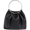 Bcbg Ring Top Handle Clutch In Black