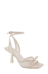Bcbg Rino Ankle Strap Sandal In Stone/rhinestone