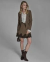 Bcbg Rtw  Top Skirt Jacket In Brown