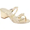Bcbg Sarina Slide Sandal In Gold