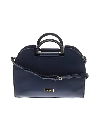 Pre-owned Bcbg Satchel In Blue